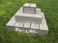 Load image into Gallery viewer, personalized wooden cupcake stand by Perryhill Rustics