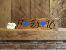 Load image into Gallery viewer, Wooden Save the Date Sign by Perryhill Rustics