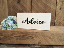 Load image into Gallery viewer, Rustic Wooden Advice Box by Perryhill Rustics