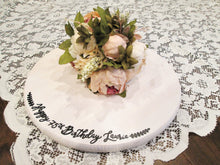 Load image into Gallery viewer, 18" Round wooden cake or cupcake stand by Perryhill Rustics