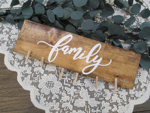 Load image into Gallery viewer, Rustic wooden family sign by Perryhill Rustics