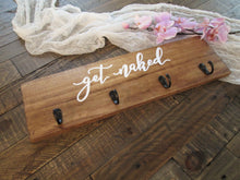 Load image into Gallery viewer, Large get naked towel or robe hanger by Perryhill Rustics