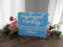 Load image into Gallery viewer, Unplugged Ceremony Sign