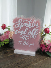 Load image into Gallery viewer, Sparkler Send off Acrylic Sign