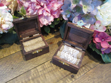 Load image into Gallery viewer, cushions for ring boxes by Perryhill Rustics