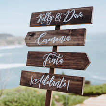 Load image into Gallery viewer, Wooden directional signs by Perryhill Rustics