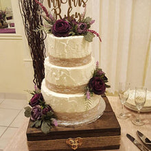 Load image into Gallery viewer, Rustic wooden cake stand by Perryhill Rustics