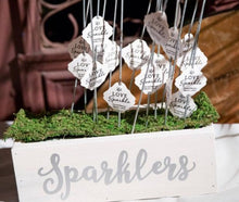 Load image into Gallery viewer, wooden sparklers box by Perryhill Rustics