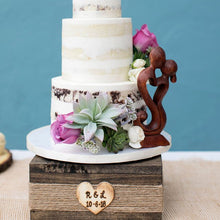 Load image into Gallery viewer, Rustic wooden cake stand by Perryhill Rustics