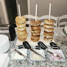 Load image into Gallery viewer, Antique white donut stand by Perryhill Rustics