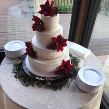 Load image into Gallery viewer, Personalized Round Wooden Cake Stand (3 Sizes!)