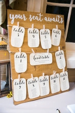 Load image into Gallery viewer, Find Your Seat Seating Chart Sign