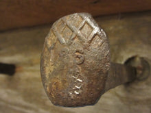 Load image into Gallery viewer, Rustic reclaimed barnwood and railroad spike coat rack by Perryhill Rustics