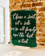 Load image into Gallery viewer, Choose a Seat Sign