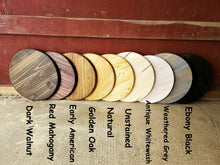 Load image into Gallery viewer, Round Wood Guestbook - 14&quot;, 18&quot; or 24&quot; Round
