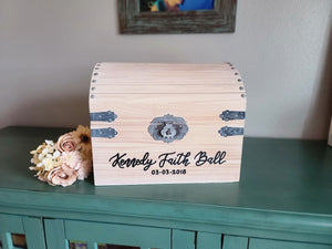 Personalized Graduation Keepsake Chest