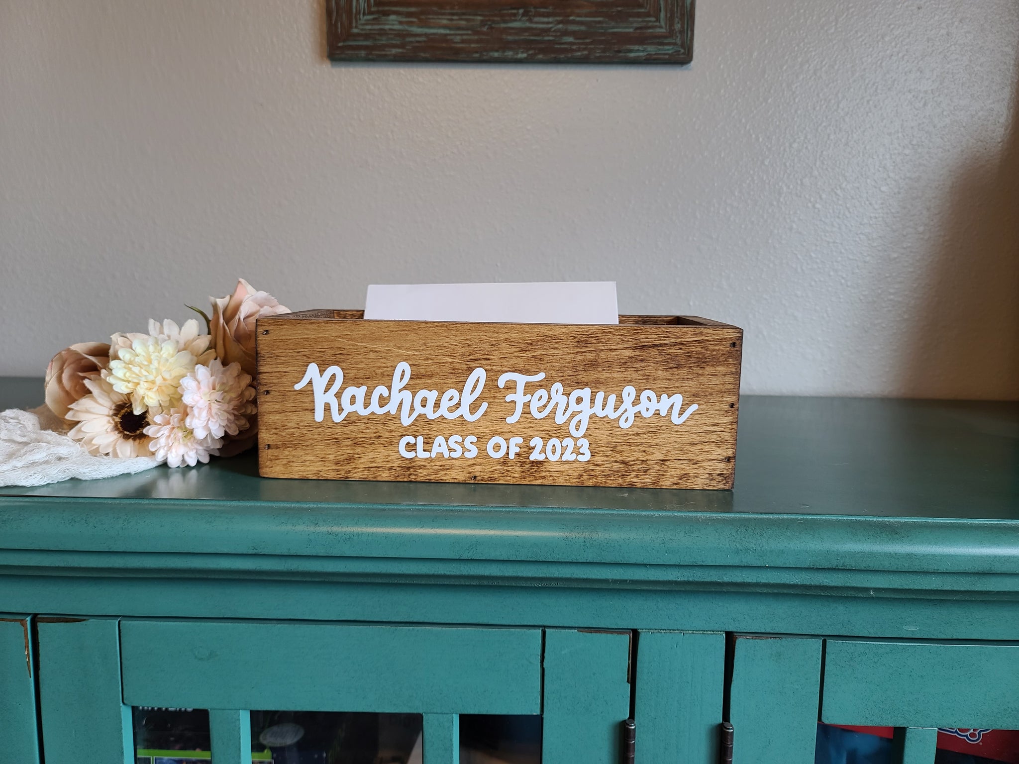 Personalized Graduation Card Box- Perryhill Rustics PerryhillRustics Personalized Graduation Card Box- Perryhill Rustics PerryhillRustics