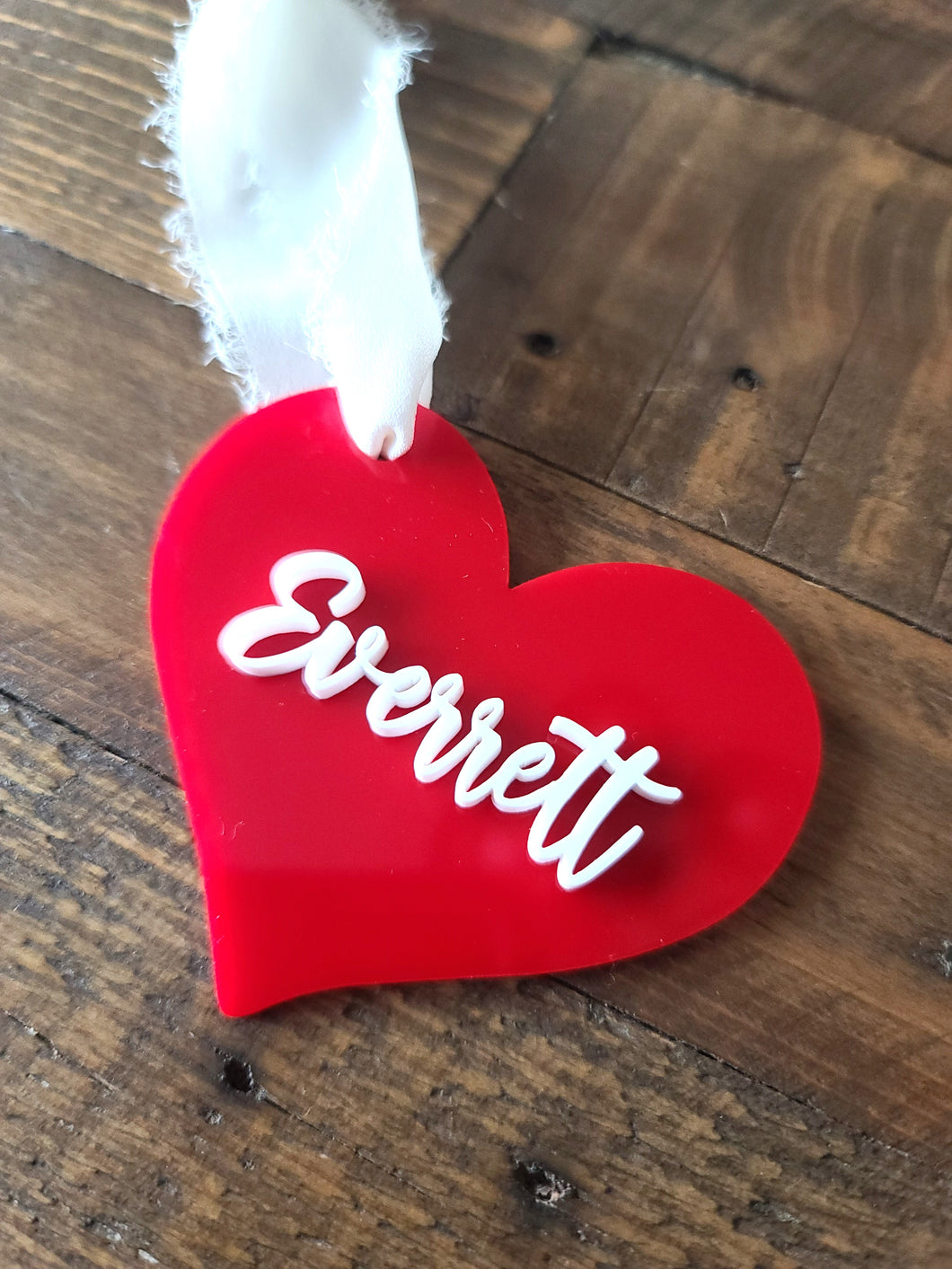 Valentines Day Heart Name Tag