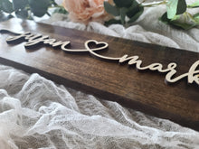 Load image into Gallery viewer, Personalized 3D Connecting Hearts Name Sign

