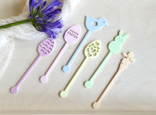 Load image into Gallery viewer, Easter Beverage Swizzle Sticks
