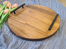 Load image into Gallery viewer, Round Serving Charcuterie Tray with Lazy Susan Option
