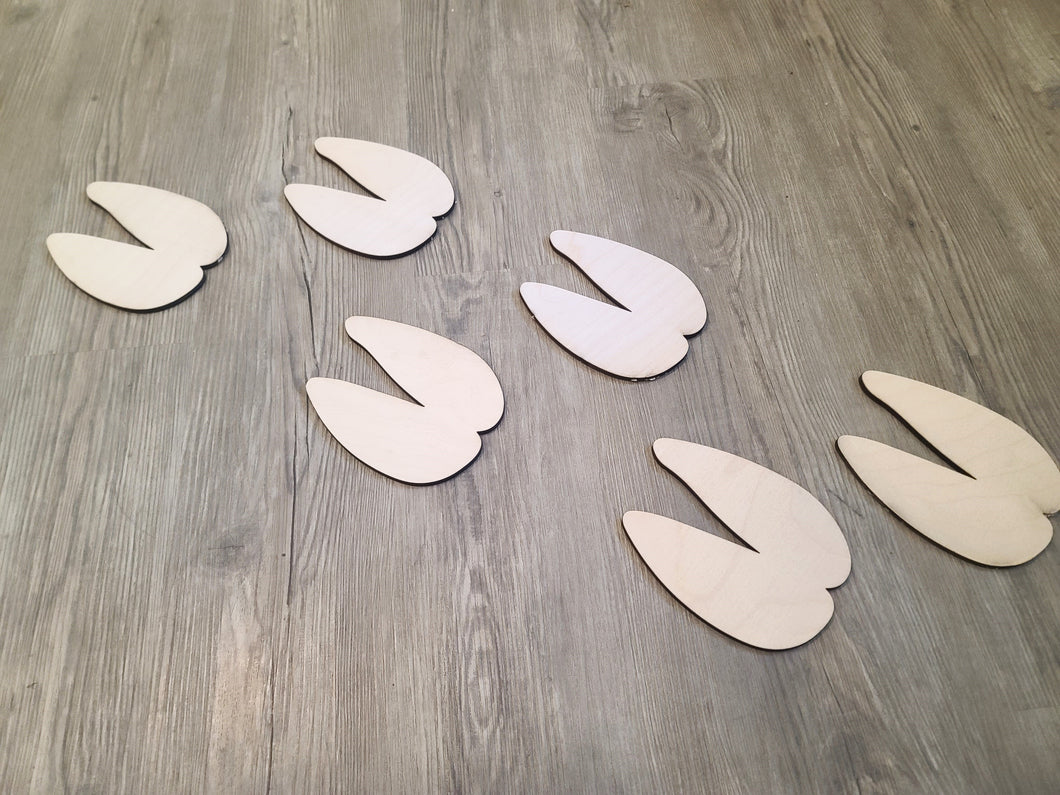 Elk/Deer Wood Wall Decor Tracks