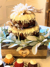 Load image into Gallery viewer, Rustic Twine Wrapped Cake Stand
