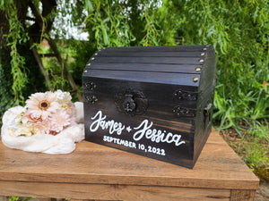 Time Capsule Trunk - Memory Chest with lock - Graduation Keepsake Gift