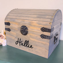 Load image into Gallery viewer, Personalized Time Capsule Trunk - Keepsake Gift for Kids

