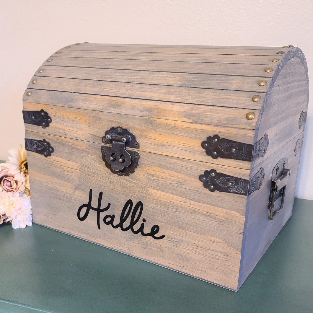 Personalized Time Capsule Trunk - Keepsake Gift for Kids