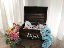 Load image into Gallery viewer, Large wooden keepsake trunk by Perryhill Rustics
