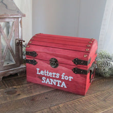 Load image into Gallery viewer, Letters for Santa box, Christmas eve holiday decor by Perryhill Rustics
