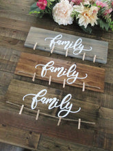 Load image into Gallery viewer, Rustic wooden family sign by Perryhill Rustics
