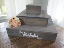 Load image into Gallery viewer, weathered grey cupcake stand by Perryhill Rustics
