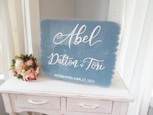 Load image into Gallery viewer, Personalized Acrylic Wedding Welcome Sign With Stand
