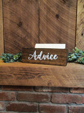 Load image into Gallery viewer, Rustic Wooden Advice Box by Perryhill Rustics
