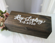 Load image into Gallery viewer, wine box by perryhill Rustics
