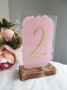 Numeric Acrylic Table Number