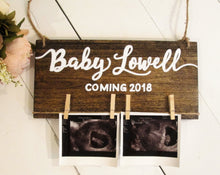 Load image into Gallery viewer, Baby announcement sign by Perryhill Rustics
